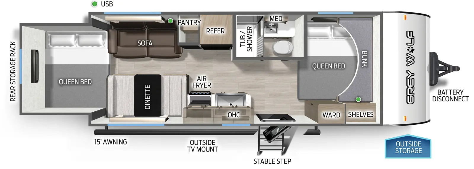 Cherokee Black Label 19SMBL Floorplan